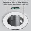 MultiFunctional Bathroom Drain Strainer Sink Stopper Hair Catcher Kitchen Draining Plug for Apartment Dormitory Hotel Restaurant