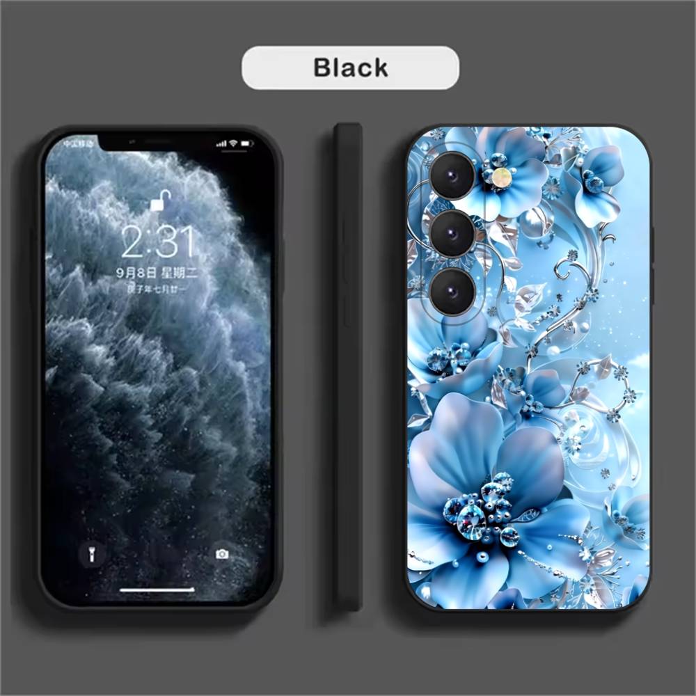 2016 Luxury Flower B Phone Case For Samsung Galaxy A52 A42 A32 A22 A12 A02S A72 A73 A51 A41 A31 A21S A71 A40 A30S A20S