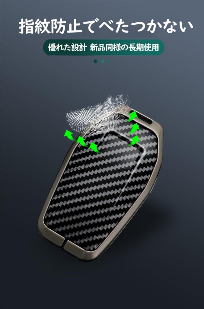 KUNIO BMW Dedicated Key Case, Key Cover, Key Holder, PVC Alloy, LCD, Transparent Film