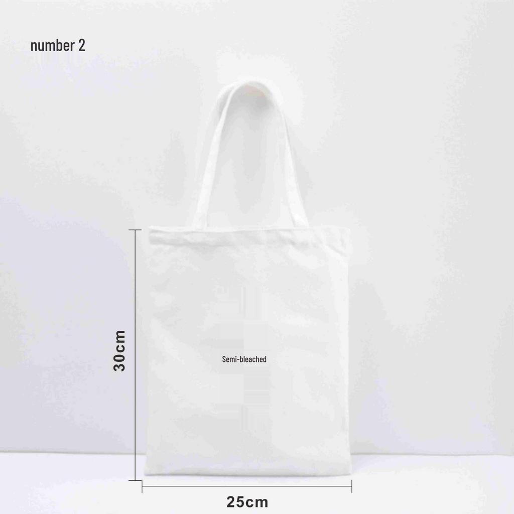 Custom Logo Handheld Gift Bag - Digital Print Polyester Cotton Canvas Bag