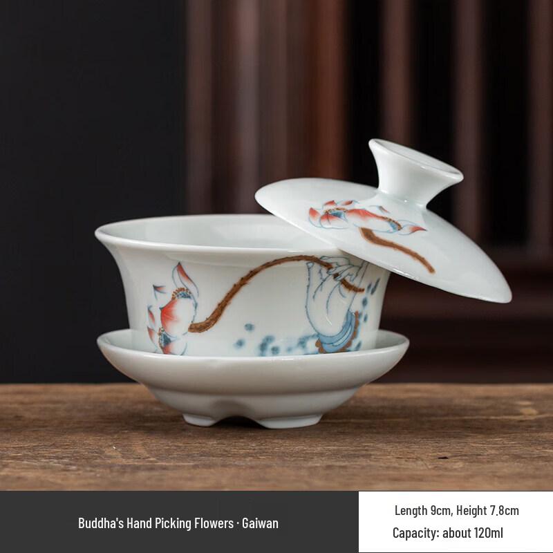 Yuluo Ceramic Gaiwan Teacup