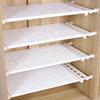 Telescopic Layered Storage Shelf for Wardrobe, Cabinet, or Bathroom – No Drilling Required