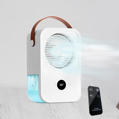 Air Conditioner Fan Mini Desktop Cooling Mist Personal Multiuse for Bedroom