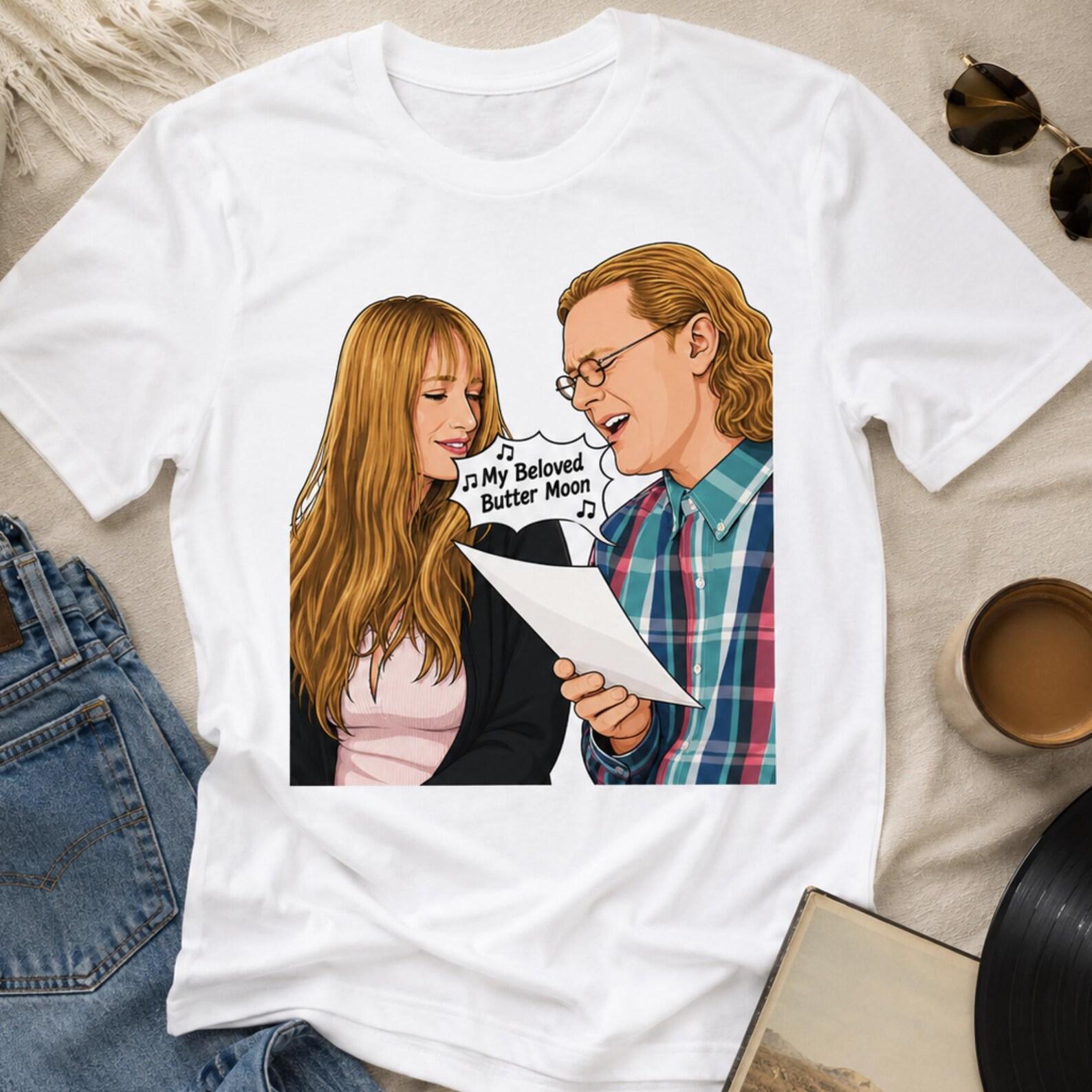 James And Shelley Butter Moon Song Shirt – Love on the Spectrum Inspired Graphic Tee L