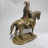 Antique Copper Genghis Khan Office Decoration Desktop Living Room Entrance Ornament