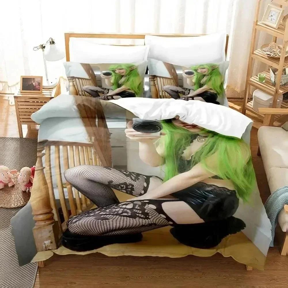 Luxury New 3D Print Belle Delphine Comfortable Duvet Quilt Cover Pillowcase Bedding Set Children Bedroom Decoration Home Textile