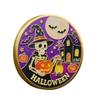 Halloween Souvenir Coin Halloween Collectible Novelty Coin Fantasy Art Collectibles For Kids Collectors Desktop Cabinet Shelf