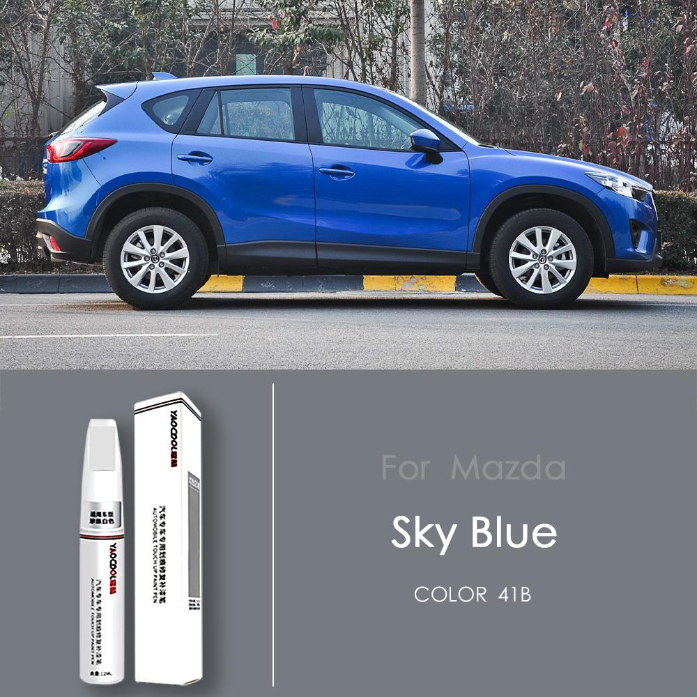 For Mazda CX5 CX3 CX 4 Mazda 6 Touch repair pen Car Paint repair Z wax paint repair set Pearl white Soul Crystal Red Crystal blue