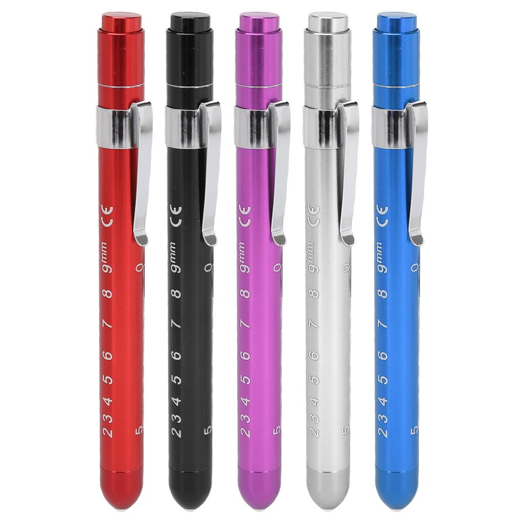 Yellow Pen Light Gauge LED Aluminium Alloy Portable Medical Inspection Pen Lamp for Nurses Doctor