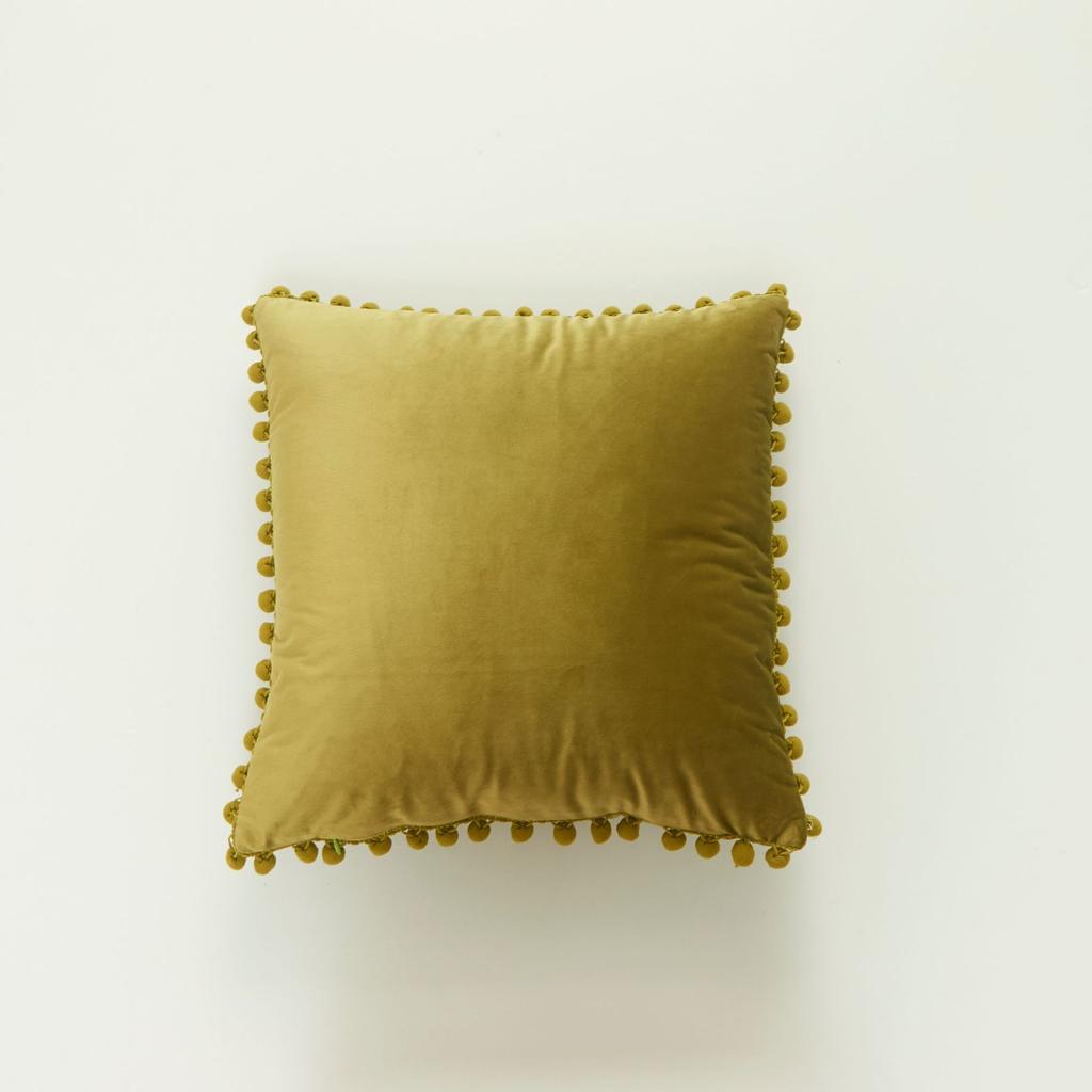 Modern Minimalist Living Room Dutch Velvet Cushion Cover with Large Ball Edge INS Nordic Style Pillow Cover Without Core