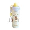 Super Cute Large-Capacity Thermos Cup, Cartoon Design, Dual-Use for Home and Car, Internet Celebrity, Quirky and Unique, with Cup for Goddesses