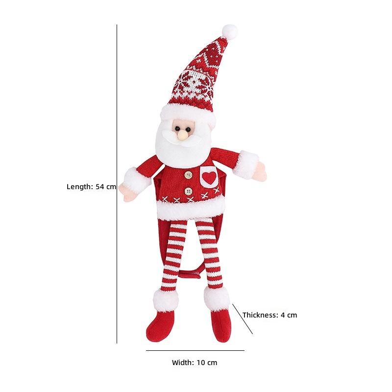Creative Curtain Tiebacks Cartoon Doll Christmas Ornaments European-American Country Style Hotel Decorative Curtain Clasp