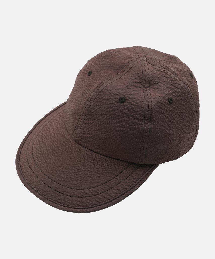 FRIZMWORKS Seersucker Feather Cap _ Brown