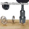 High-carbon Steel Shutter Drill Bit Hexagonal Wing Nuts Driver Bit Portable Shutter Bolts