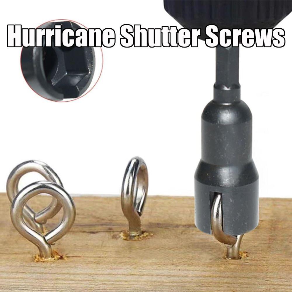 High-carbon Steel Shutter Drill Bit Hexagonal Wing Nuts Driver Bit Portable Shutter Bolts