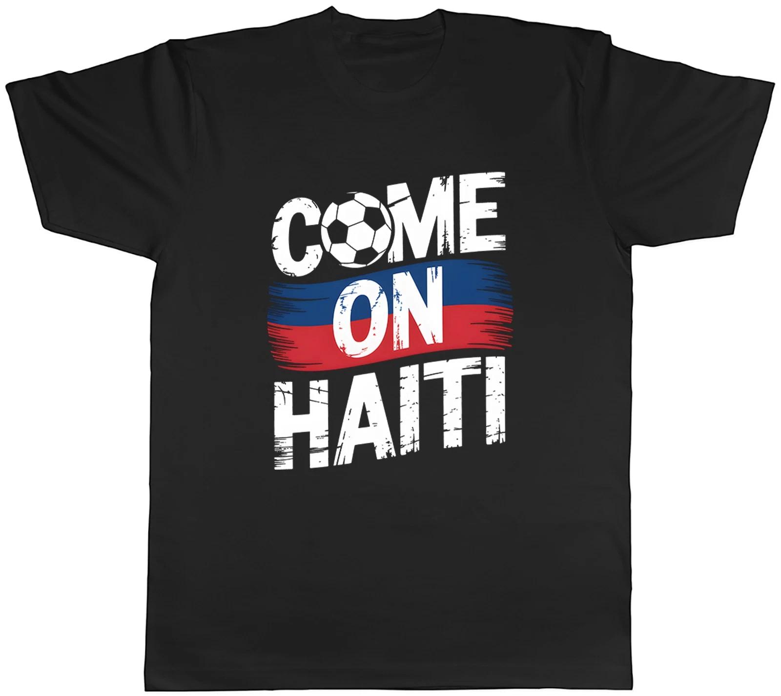 Come on Haiti Supporter Football Fan Mens T-Shirt Tee Gift Top XXL