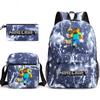 Minecraft Schooltas Game Merchandise Student Grote Capaciteit Print Drie Delige Schooltas Mannen En Vrouwen