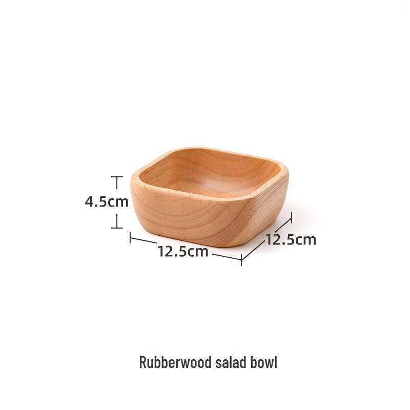 Japanese Style Wooden Salad Bowl