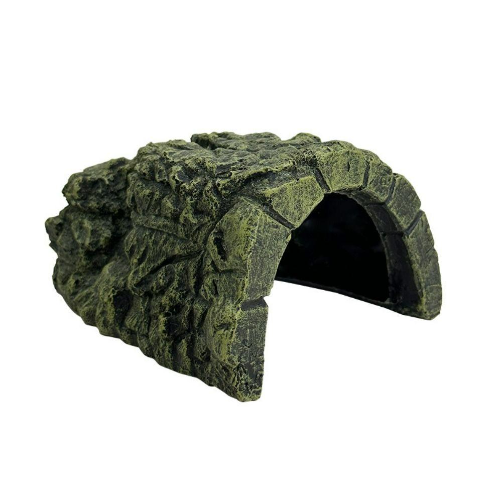 Landscape Decor Turtle Basking Hide Habitat Resin Fish Tank Scenery House Turtle Shelter  Fish