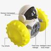 Interactive Dog Toy Robot Shapes Food Dispensing Slow Feeder Self-Moving No Power Needed Pet Enrichment Toy