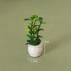 1Pc Casa de Bonecas Mini Modelo de Planta Mini Planta Verde Vaso de Flores Paisagem Ao Ar Livre Canteiro de Flores