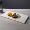 Rectangular Ceramic Stone Patterned Western Dining Plate, Sushi Plate, Specialty Restaurant Tableware, Sashimi Display Plate