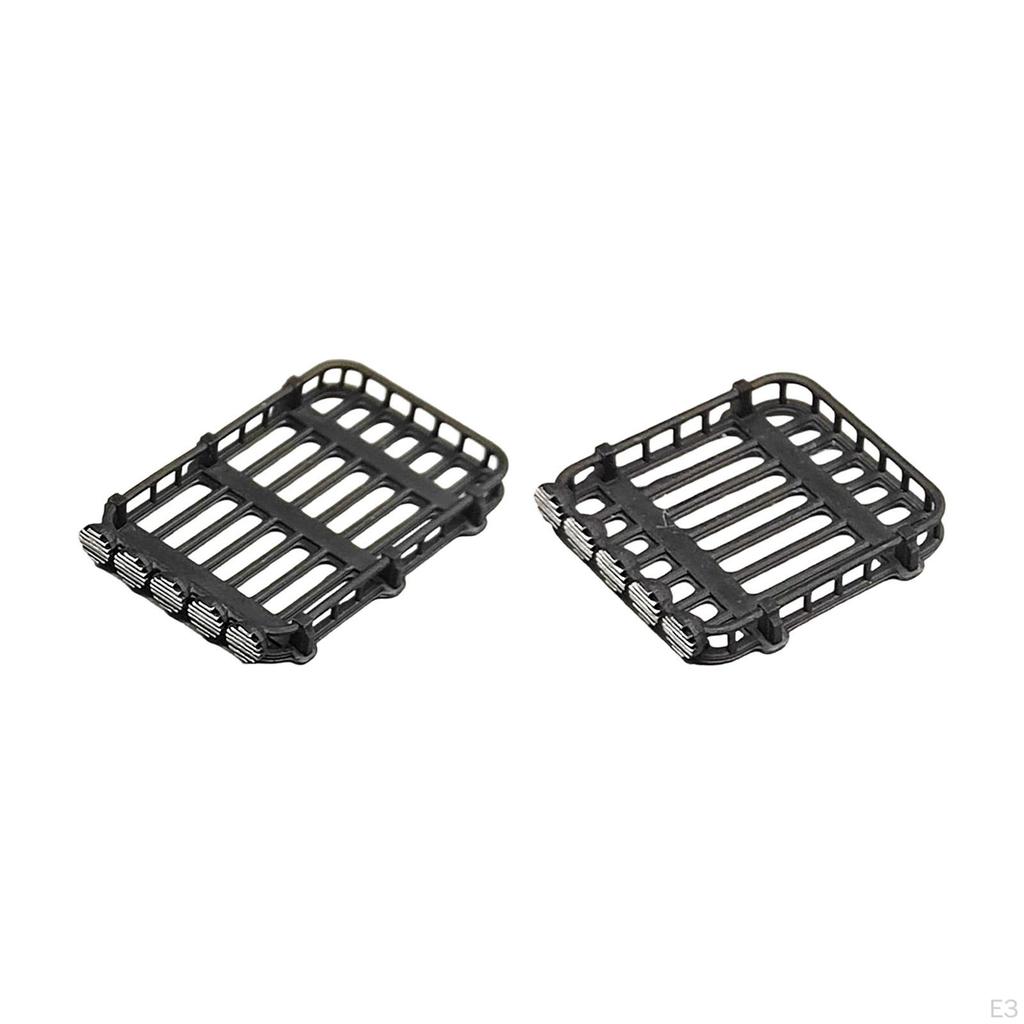 1/64 Car Roof Rack Micro Garage Scene Decor Miniature Cargo Carrier Realistic for Sand Table