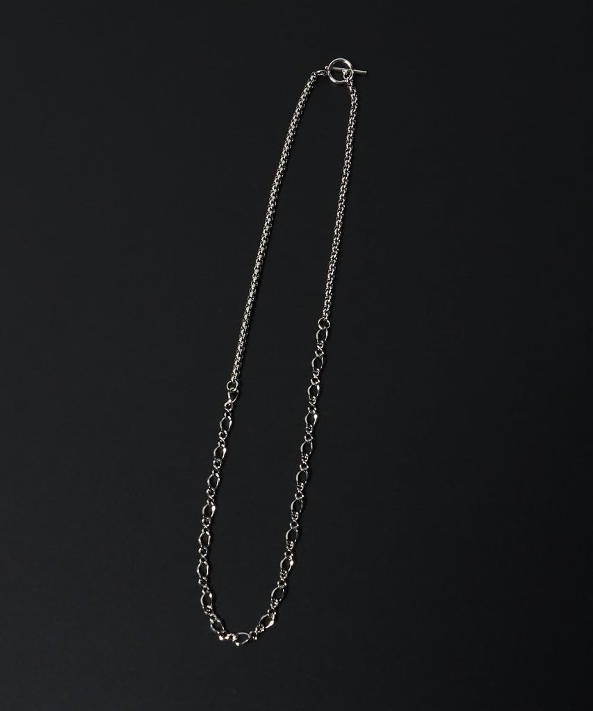 WEGO Unisexe Chaîne Fine Mix Simple Argent Motif Coréen 4 Collier, Accessoire, Cadeau, Homme, Style, F,