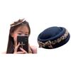 Ideal Gift Leopard Print Bows Hair Clip Fascinator For Women Fashion Head Decoration Metal Fabric Hairpin For Holidays