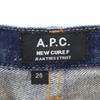 A.P.C. Straight Denim Pants W26 Button Fly Jeans Women Used
