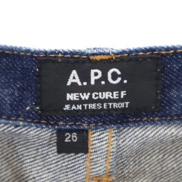 A.P.C. Straight denim pants w26 Button fly jeans Women Used