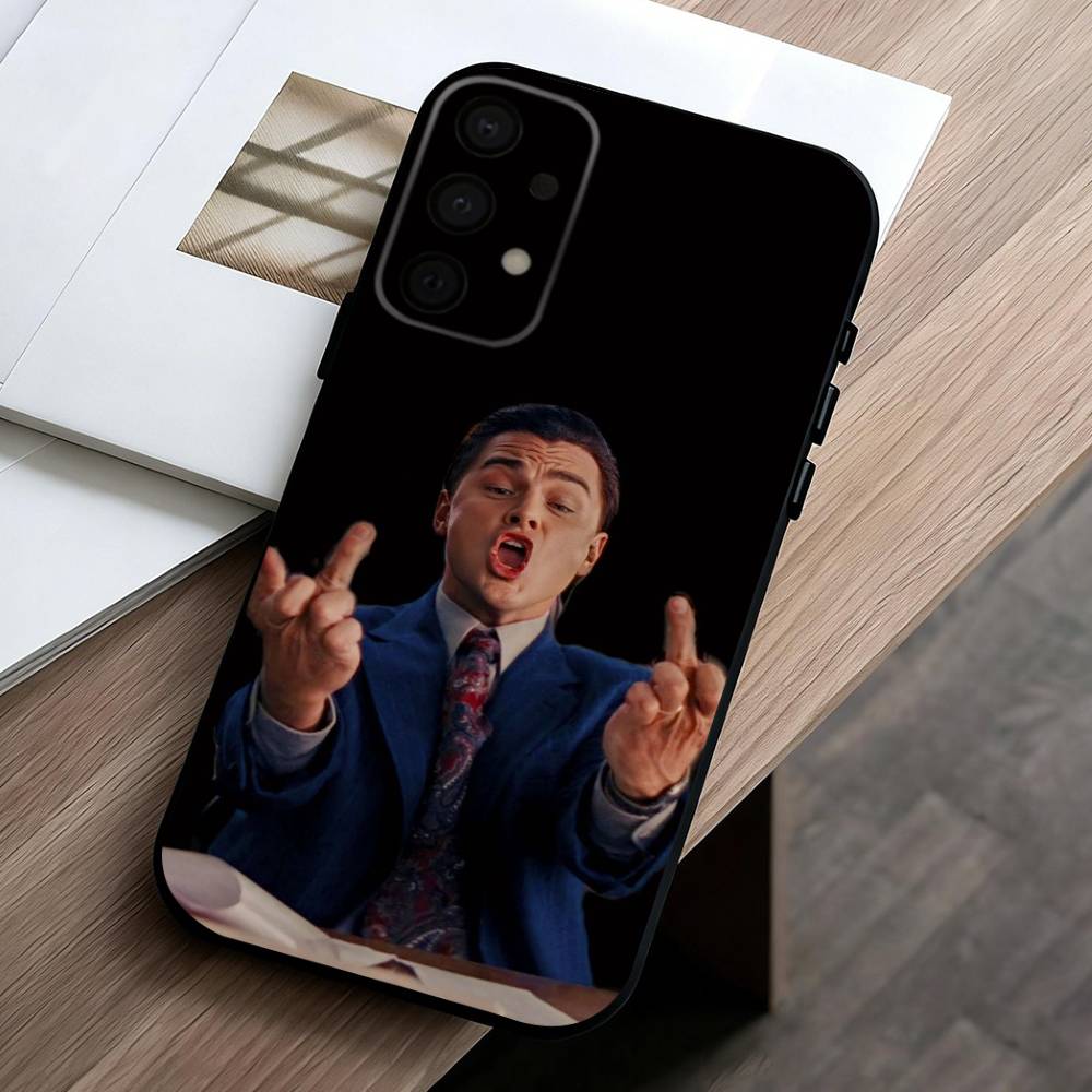 T-The Wolf of W-Wall S-Street TV Phone Case For Samsung Galaxy A73,A72,A71,A70,A53,A52,A51,Soft Silicone Black Cover