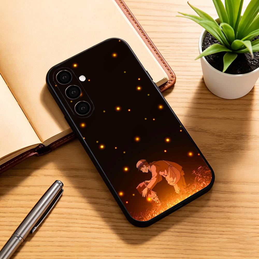 G-Grave of the F-Fireflies Phone Case For Samsung Galaxy A73,A72,A71,A70,A53,A52,A51,Soft Silicone Black Cover