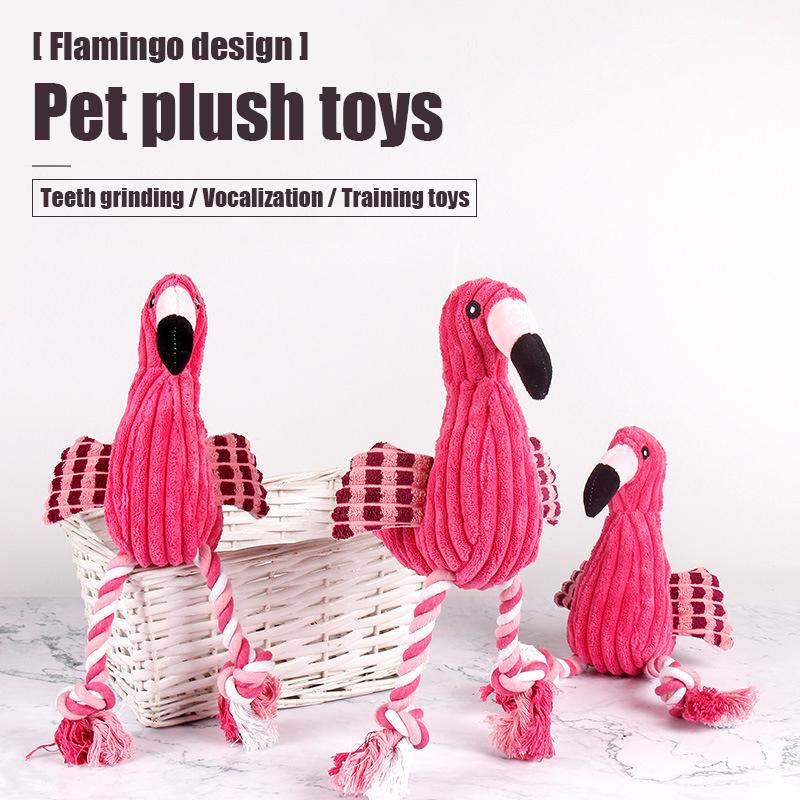 1PC Animal Shape Squeaky Toys Plush Dog Toy Cute Bite Resistant Corduroy Dog Toys for Small Large Dogs Puppy Pet Dog Accessories