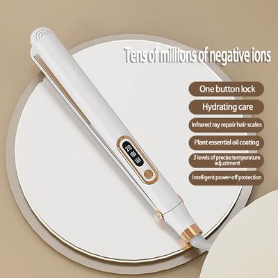 MRHUS Professioneller Haarglätter, Multifunktionaler Lockenwickler 2-in-1, Sichere Haarstyling-Geräte