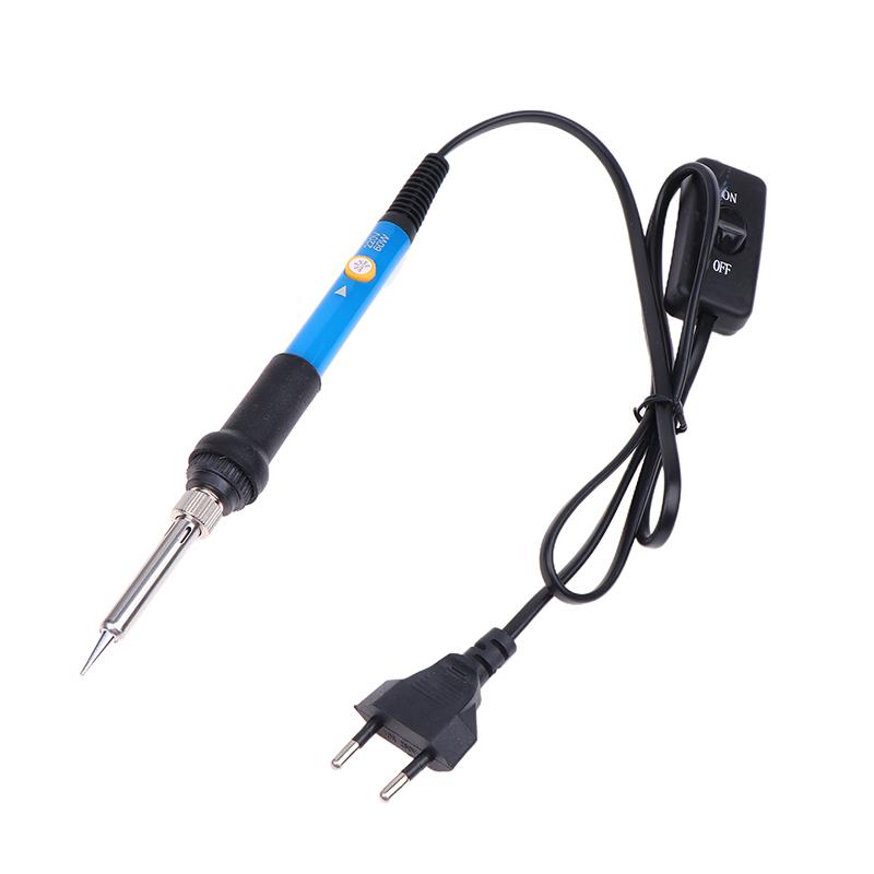 Mini lutownica regulowana temperatura lutownica elektryczna stacja lutownicza Mini uchwyt ciepła ołówek narzędzia do naprawy spawania 60W