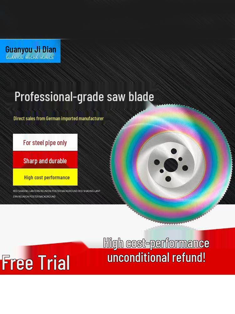 High-Speed Circular Saw Blade for Cutting Stainless Steel, Steel Pipe - Sizes 275, 300, 315, 350, 400mm