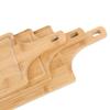 Round Bamboo Wood Dining Plate - Wooden Tray for Pizza, Steak, and Western Food Plating.