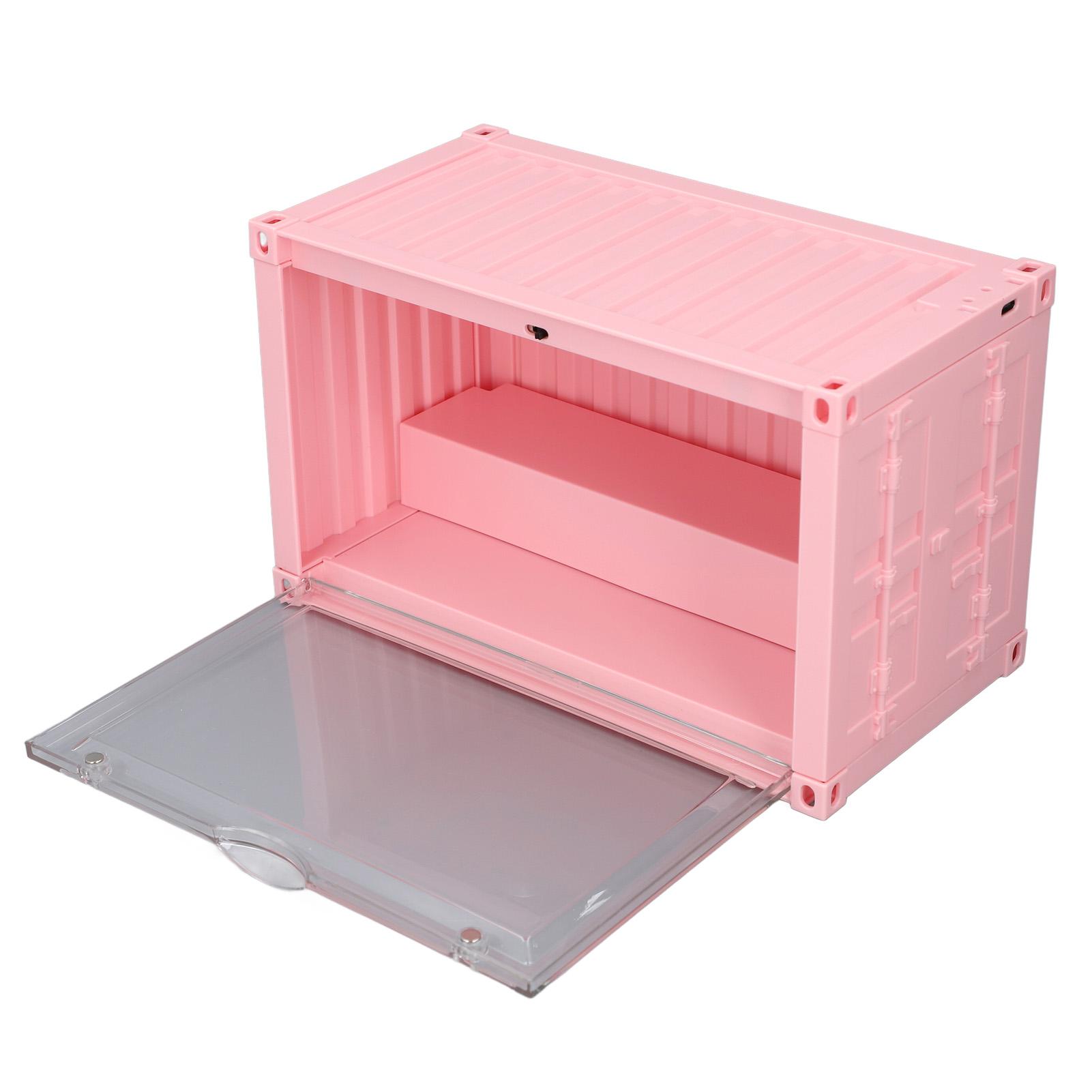 

ature s Display Case LED Lit Dustproof Stackable Action s Display Case for Toys