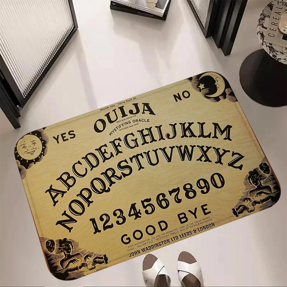 Non Slip Bedrooom Kitchen Carpet Ouija Boards Doormat House Entrance Mat Floor Mats Super Absorbent Bathroom Rug Balcony Rugs