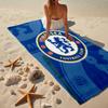 Ultra-Soft Beach Towel with Chelsea Football Club Theme,Ideal for Pool - Camping, Diving - Perfect Travel Essential, Vibrant Beach Towel.