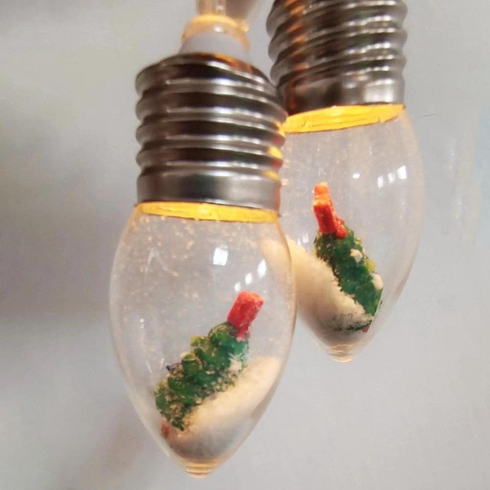Fahison 1.5M 10LED Christmas Light String Battery box Santa Claus LED Lights Snowman Christmas Lamps Christmas