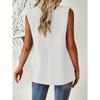 Women's Casual Solid Color Button Blazer Vest Outerwear