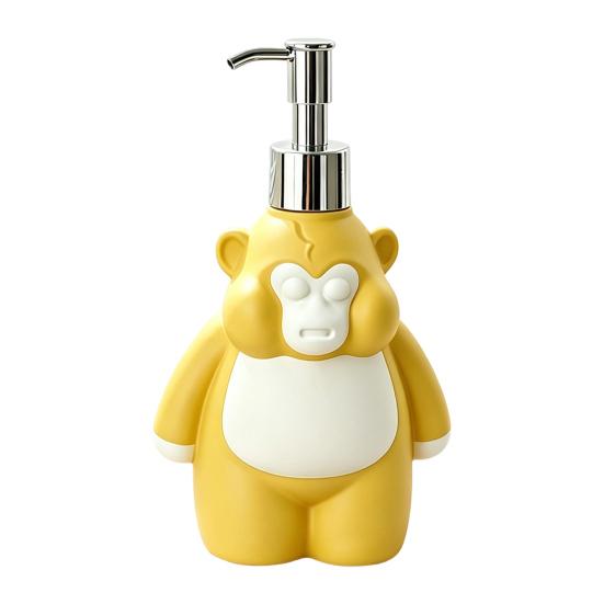 250ml Hand Sanitizer Dispensing Bottle Orangutan Design Liquid Soap Bottle Large жёлтый