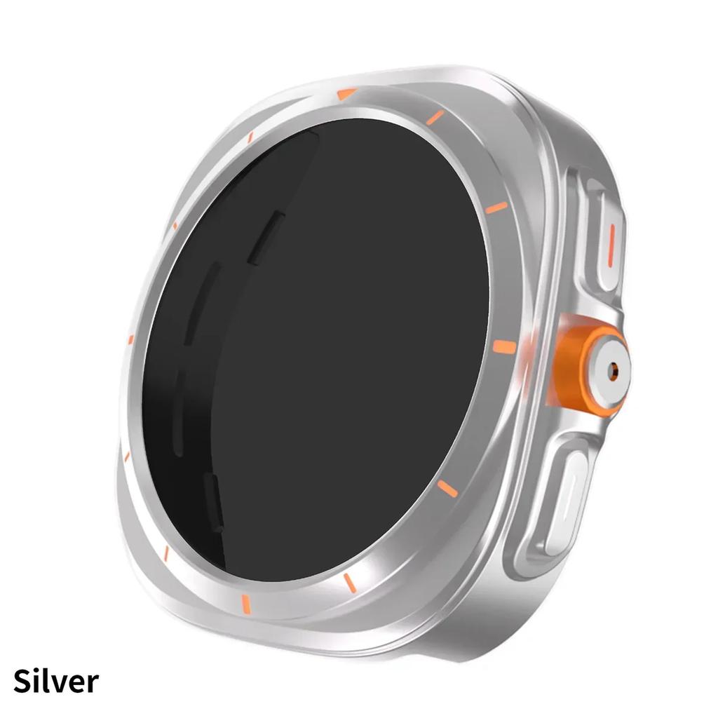 Ochranné pouzdro proti šmírování pro Samsung Galaxy Watch 7 6 40mm 44mm Tvrzené sklo Ochranná fólie na displej Změna na Galaxy 7 Ultra 47mm