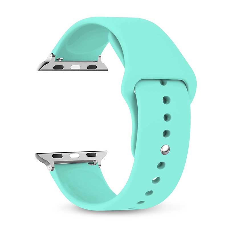Silicone Band For Watch Strap 44mm 45mm 40mm 41mm 42-38mm 45 Mm Sport Bracelet Iwatch Series 8 7 6 5 4 3 SE 9 Ultra 2 49mm