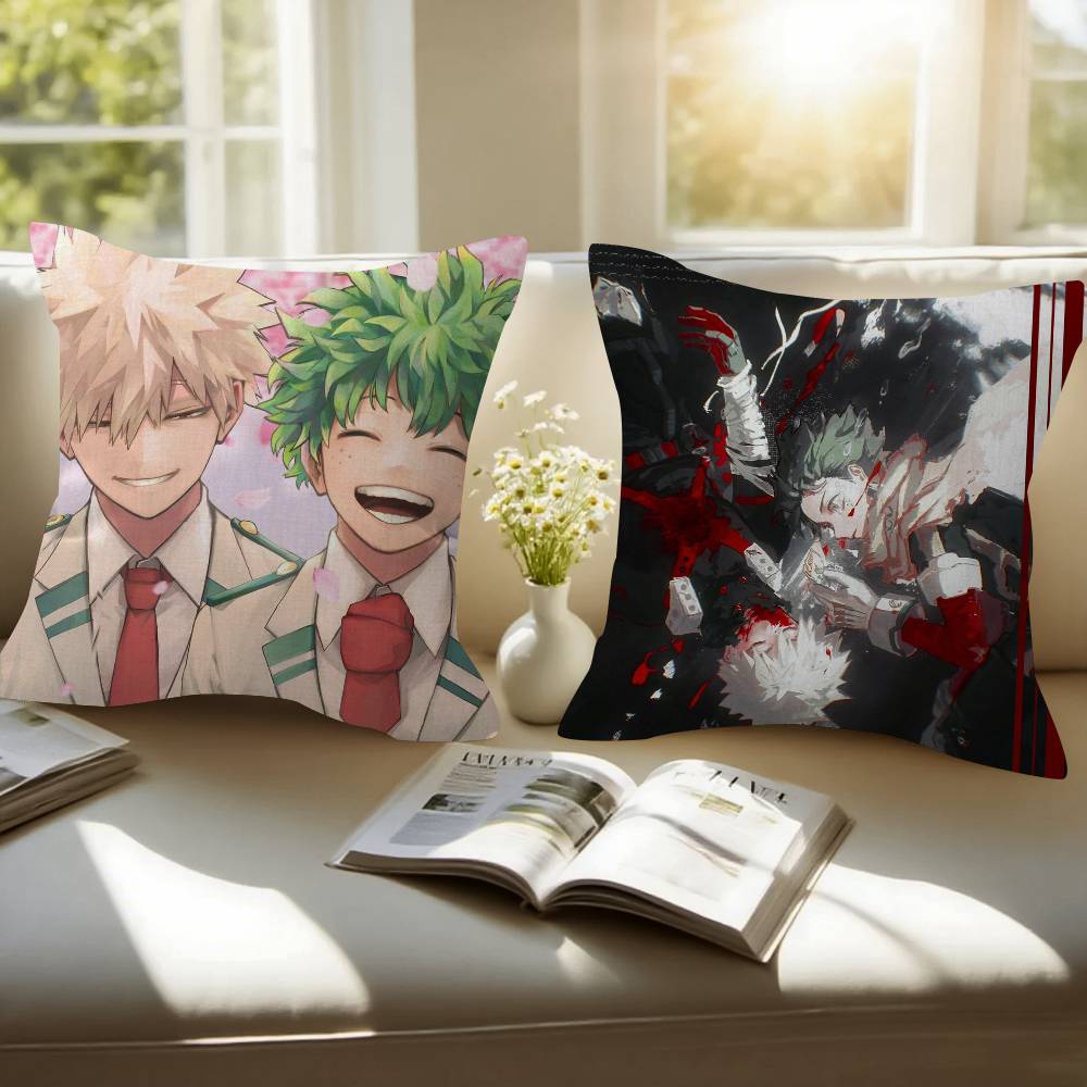 Deku Bakugou Shouto Hero Academia Pillow Gifts Home Office Furnishings Bedroom Sofa Car Cushion Cover Case 45x45cm