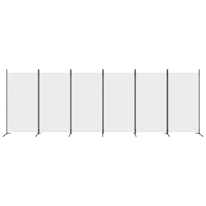 VidaXL Room Divider 6 Panels Folding Room Separator Privacy Screen Partition Living Room Decoration 350270