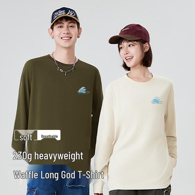 Baleno Men's Waffle Knit Long Sleeve Tee