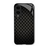 Black Leather Pattern PhoneCase Glass PhoneCase for Samsung Galaxy S26 S25 S24 S23 S22 S21 FE Ultra Plus Scratch Proof Smooth